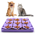 PetAffairs Silicone Puzzle Dog Bowl with Anti-Slip Mat