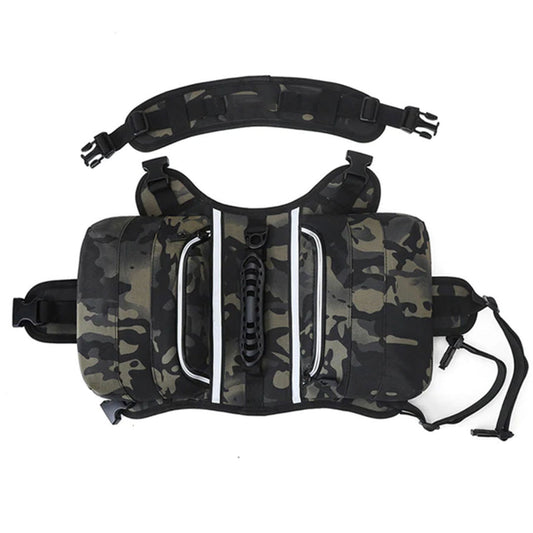 PetAffairs Tactical Dog Harness Backpack