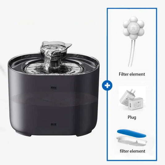 PetAffairs USB Auto Fountain Water Filter and Drinker Smart Cat Product