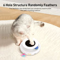 2 in 1 Smart Cat Toy Set Automatic Feather Fun Ball Toy with 5 Modes