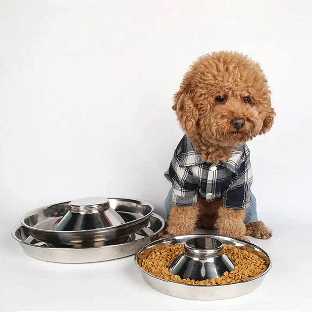 PetAffairs Multiple Stainless Steel Dog Bowl for Easy Feeding