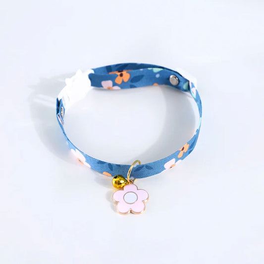 Enchanted Blossom Pet Collar in Pendant Style