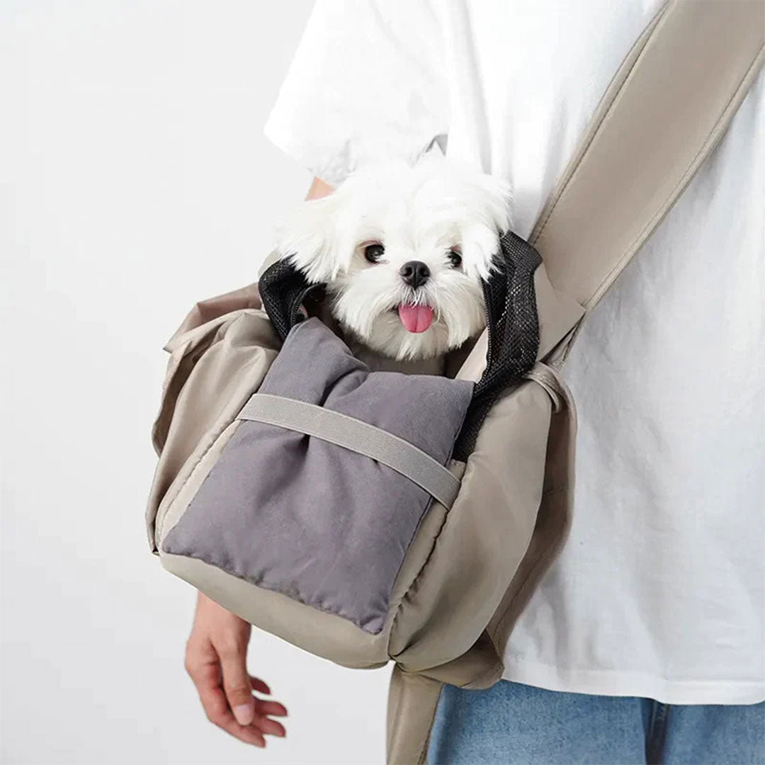 PetAffairs Hands-Free Sling Pet Carrier