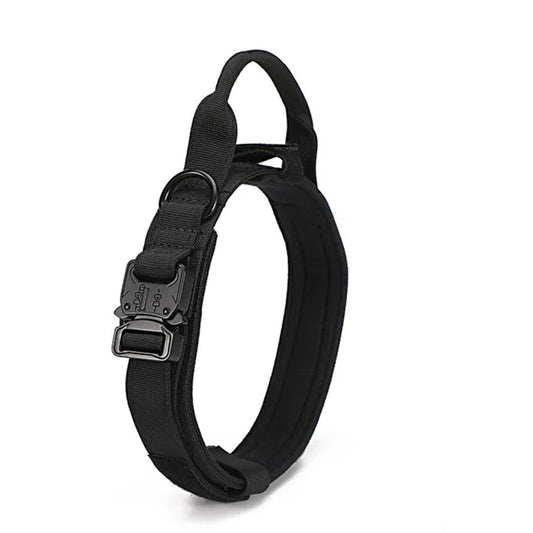 Control Tactical Dog Collar - Heavy-Duty, Adjustable, and Featuring a Handle for Dogs