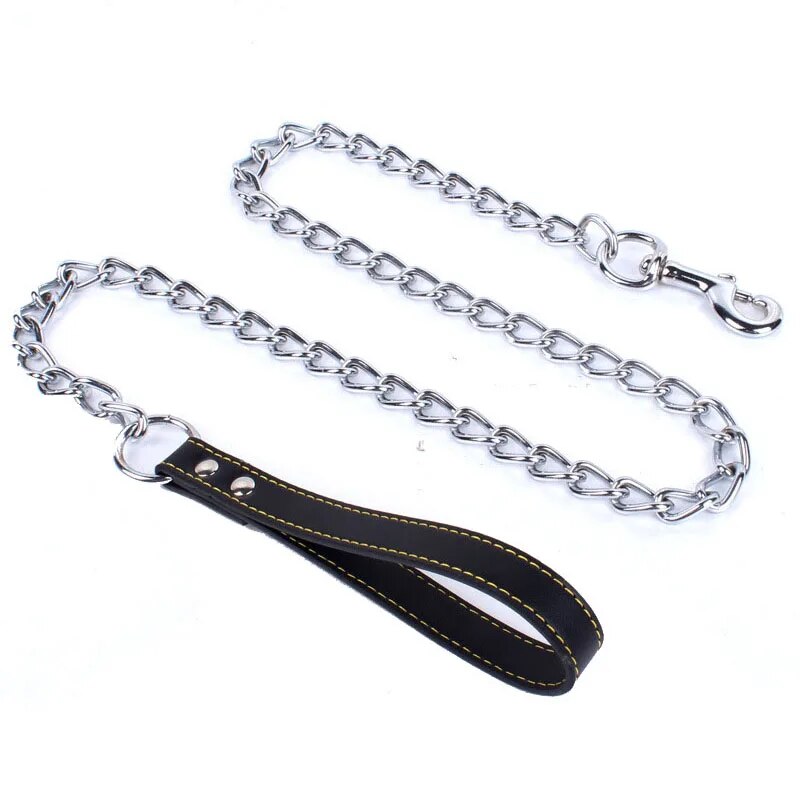 Heavy Duty Leash With Durable Leather Handle 12cm