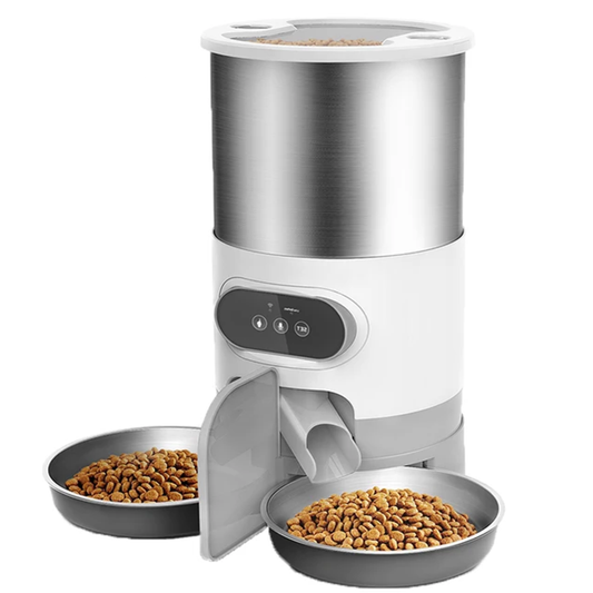PetAffairs Stainless Steel Smart Food Bowl and Food Dispenser