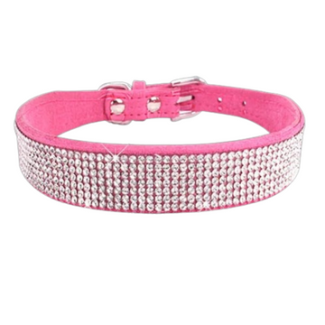 PetAffairs Sparkling Rhinestone Pet Collar