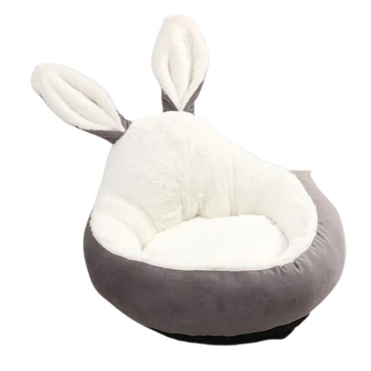 PetAffairs Soft Plush Cute Cartoon Rabbit Pet Bed