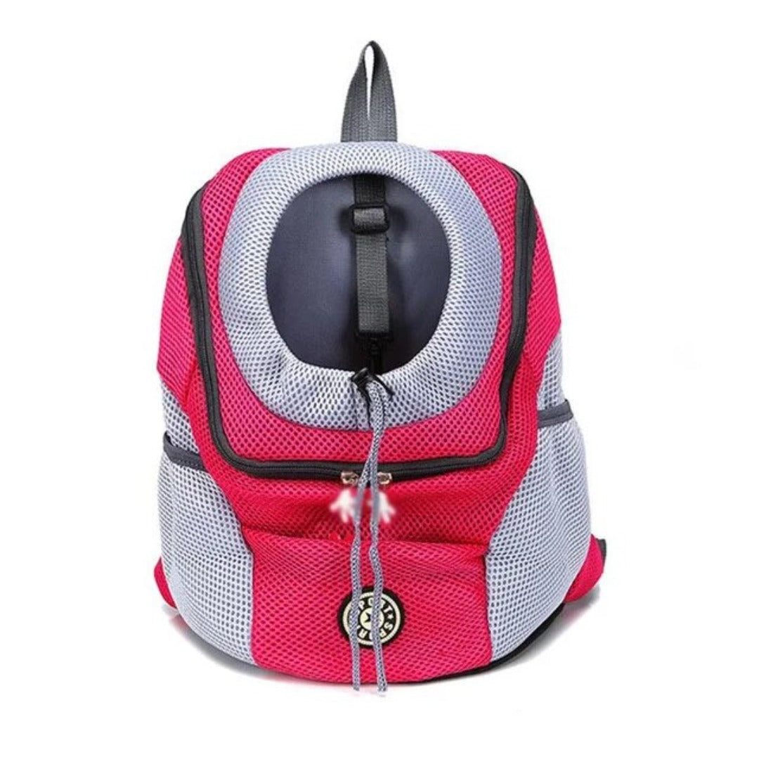 PetAffairs Double Shoulder Pet Backpack And Carrier