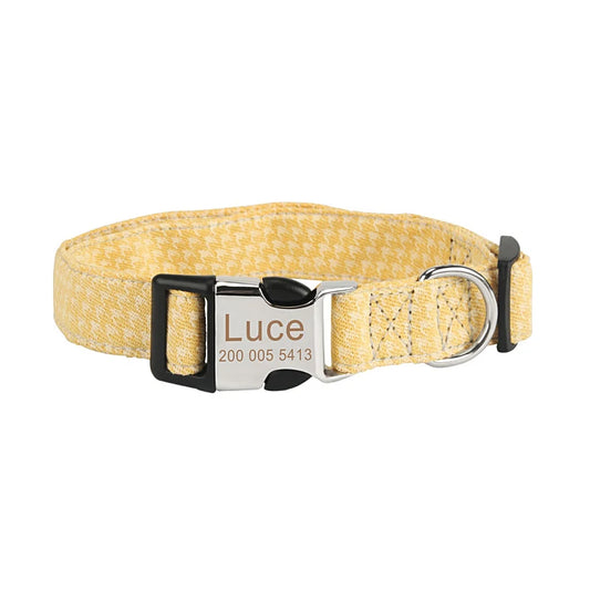 PetAffairs Buckle Martingale Dog Collar