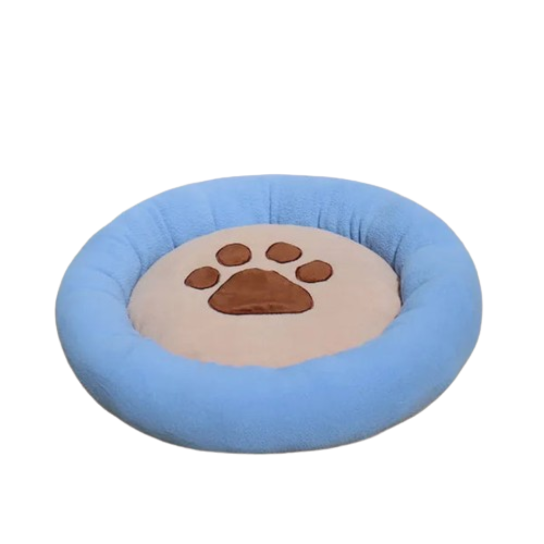 PetAffairs Waterproof  Soft Plush Paw Print Pet Bed