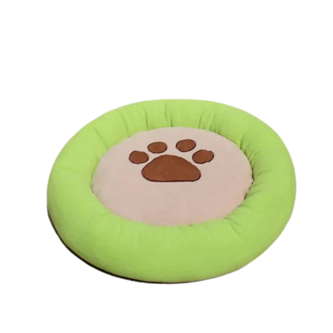 PetAffairs Waterproof  Soft Plush Paw Print Pet Bed
