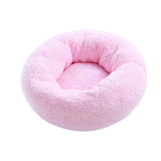 PetAffairs Plush Cozy and Breathable Donut Pet Bed