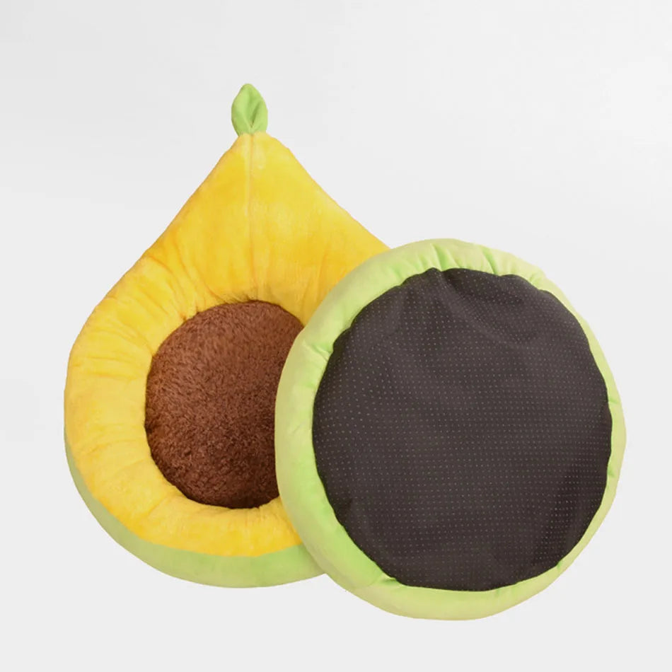 PetAffairs Cartoon Avocado Shape Pet Bed