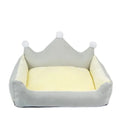 PetAffairs Washable And Soft Plush Crown Pet Bed
