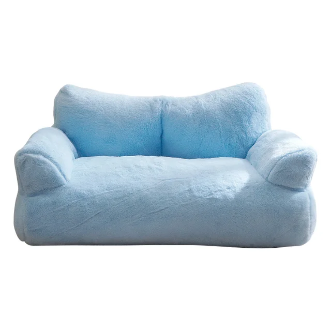 PetAffairs Plush Loveseat Pet Bed