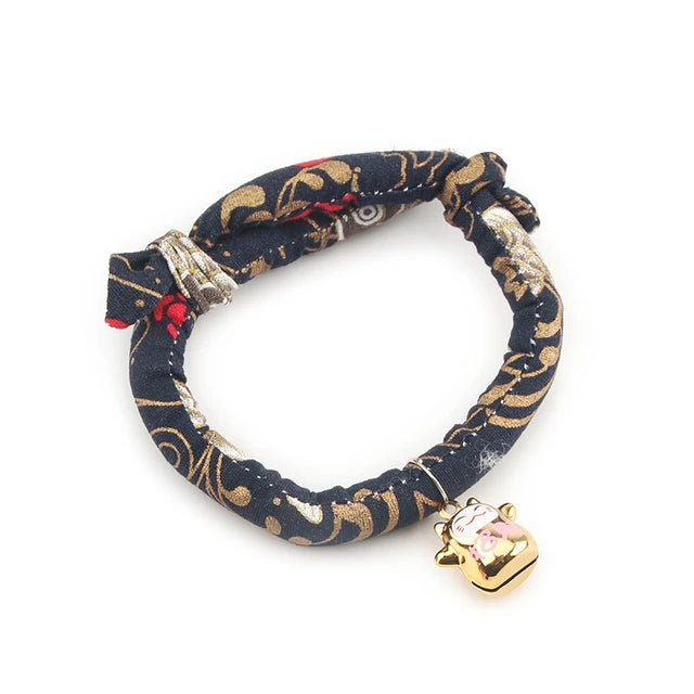 PetAffairs Japanese Cute Cat Collar With Bell