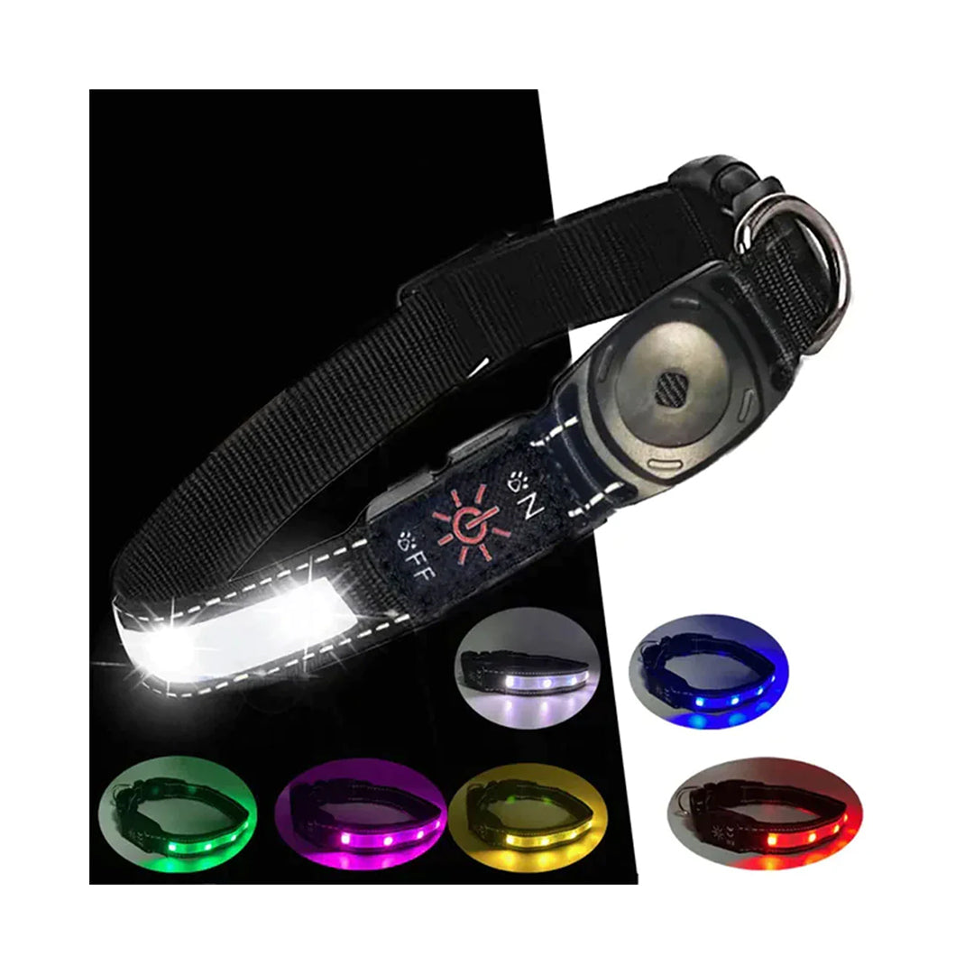 PetAffairs GPS Dog Collar with LED Light