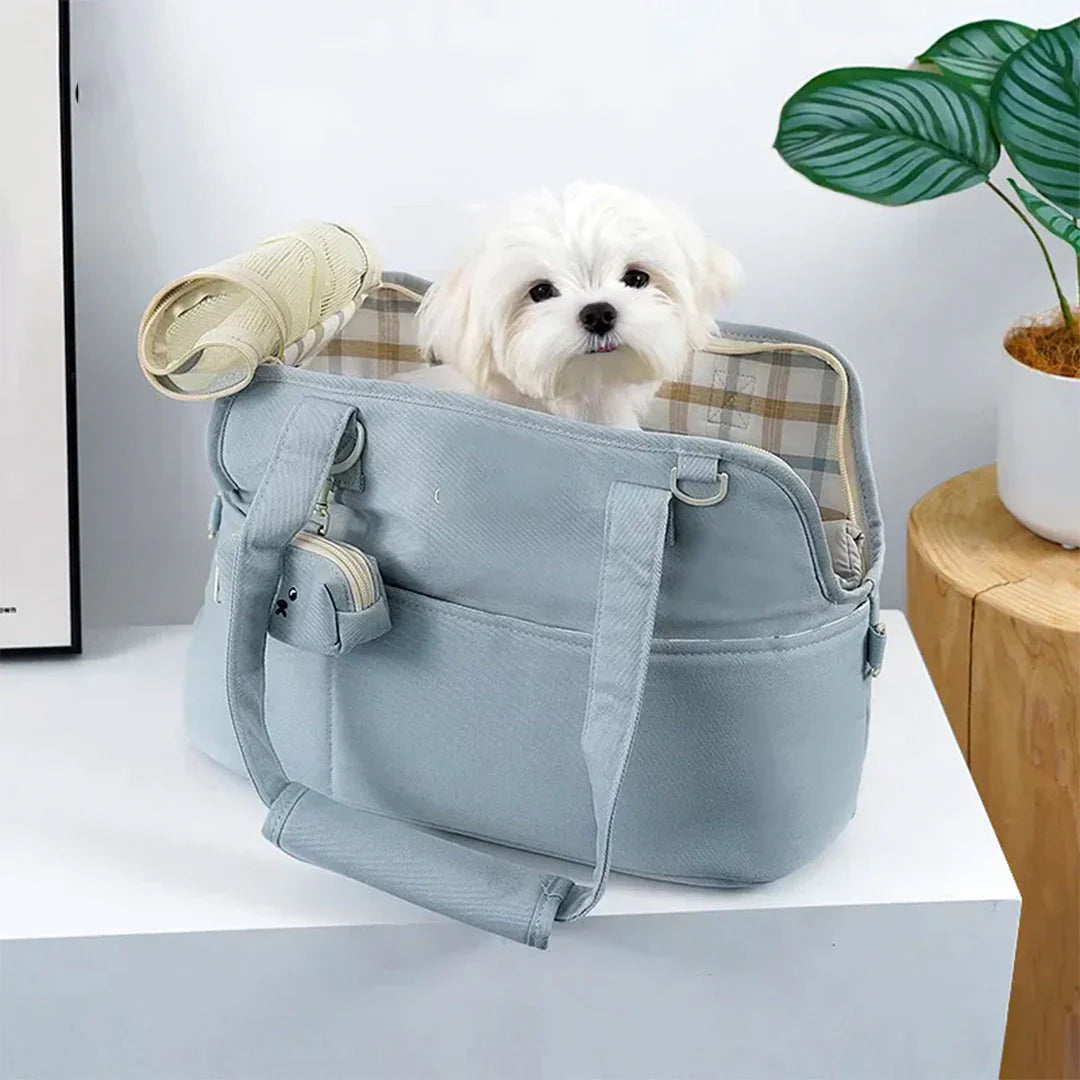PetAffairs Backpack and Puppy Transport Pet Carrier