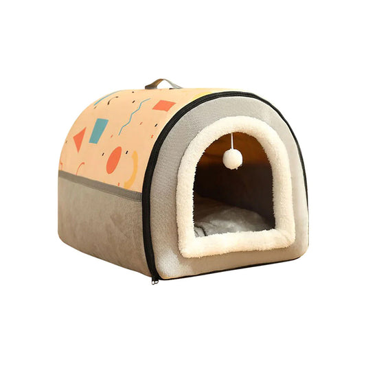 Portable, Foldable, and Removable Cozy Winter Dog Bed