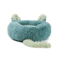 Winter Warmth and Removable Mat Cozy Plush Donut Pet Bed