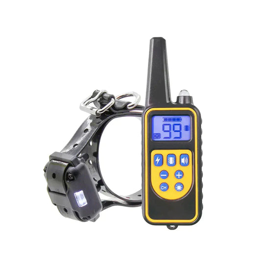 Pawsitive Control Pro Waterproof Remote Dog Training Collar with LCD Display