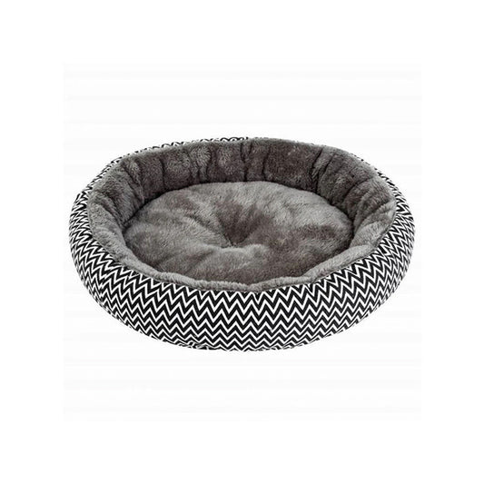 PetAffairs Round Winter Dog Bed for Pets