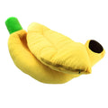 PetAffairs Washable Soft Cartoon Banana Pet Bed