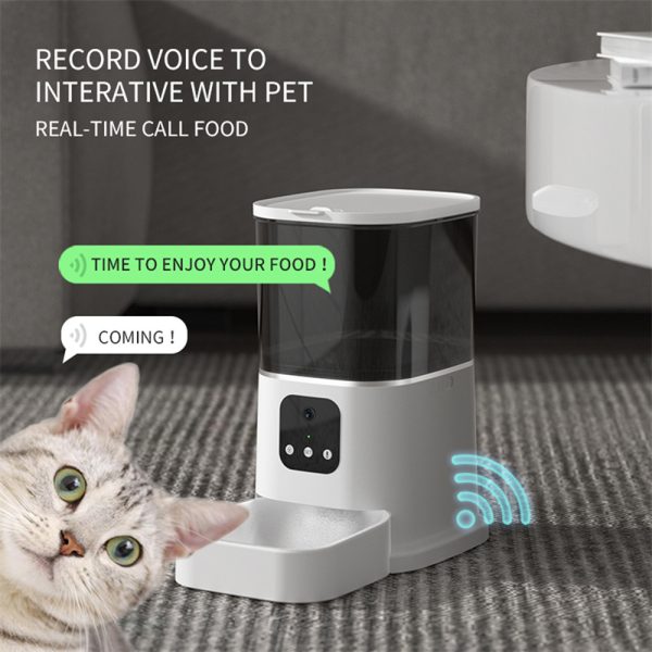 Automatic pet feeder, app or timer