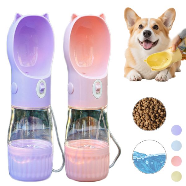 Portable dog water bottle
