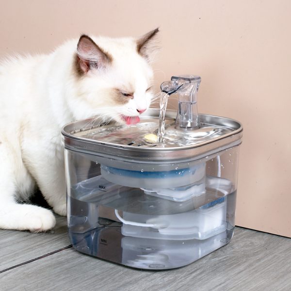 Cat water fountain 2.5L, quiet pump