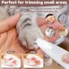 Cordless pet hair trimmer kit, quiet