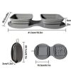 On-The-Go Pet Dining Set - Double Bowl with Silicone Mat